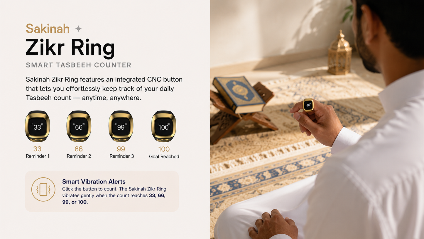 Sakinah Zikr Ring